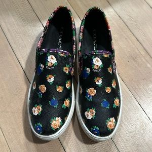 MOVING SALE - COACH FLORAL SLIPPER